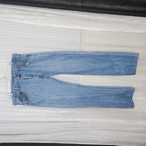 Levi's 501 Destressed Denim Medium Wash Jeans Men's Size W36xL34